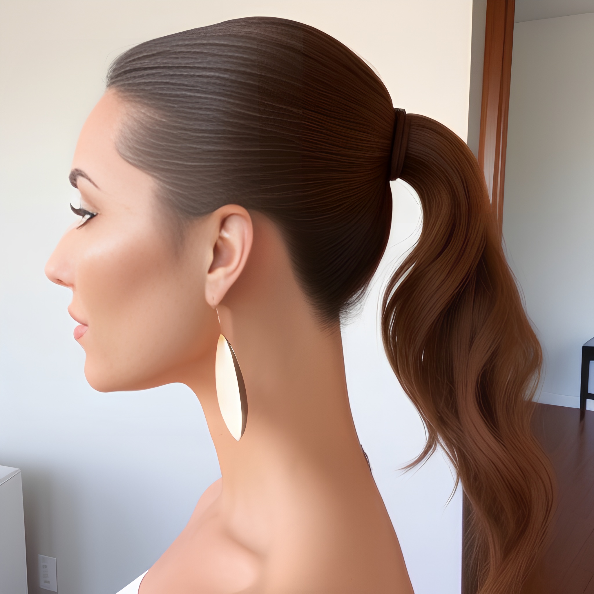 ponytail hot woman