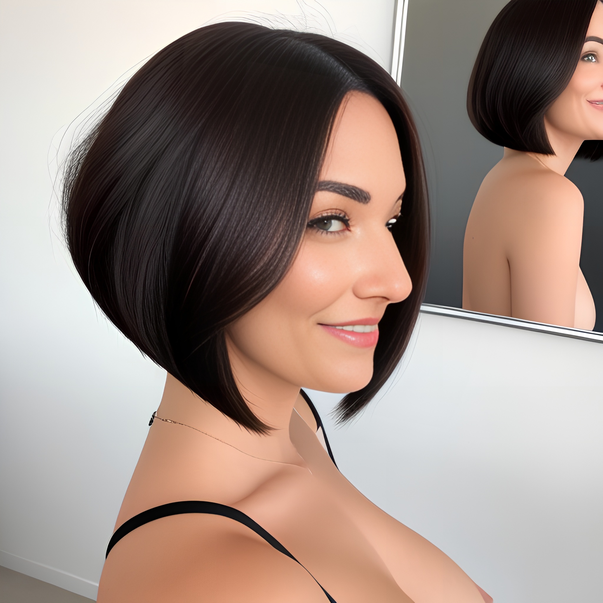 bobcut woman