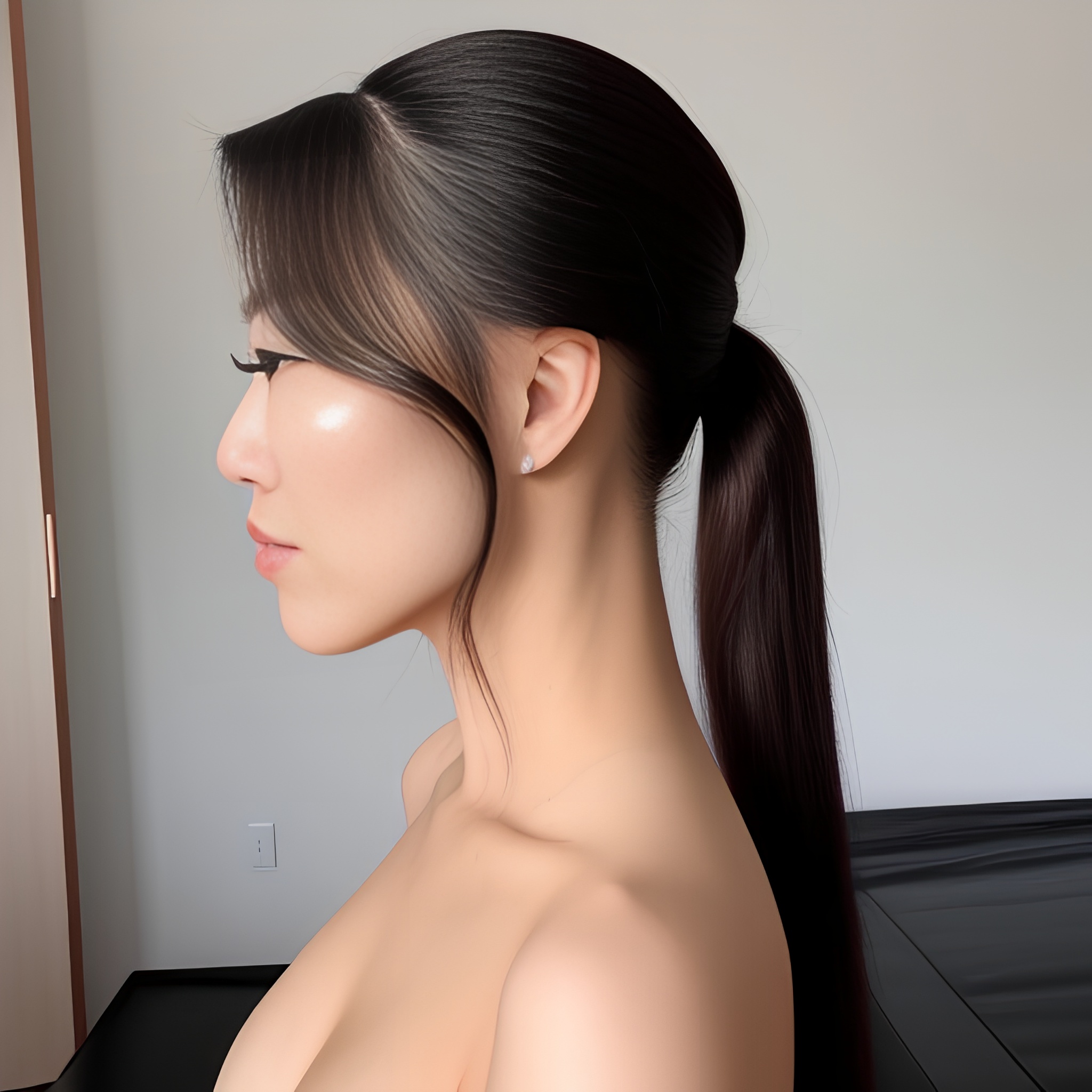 ponytail vietnamese woma