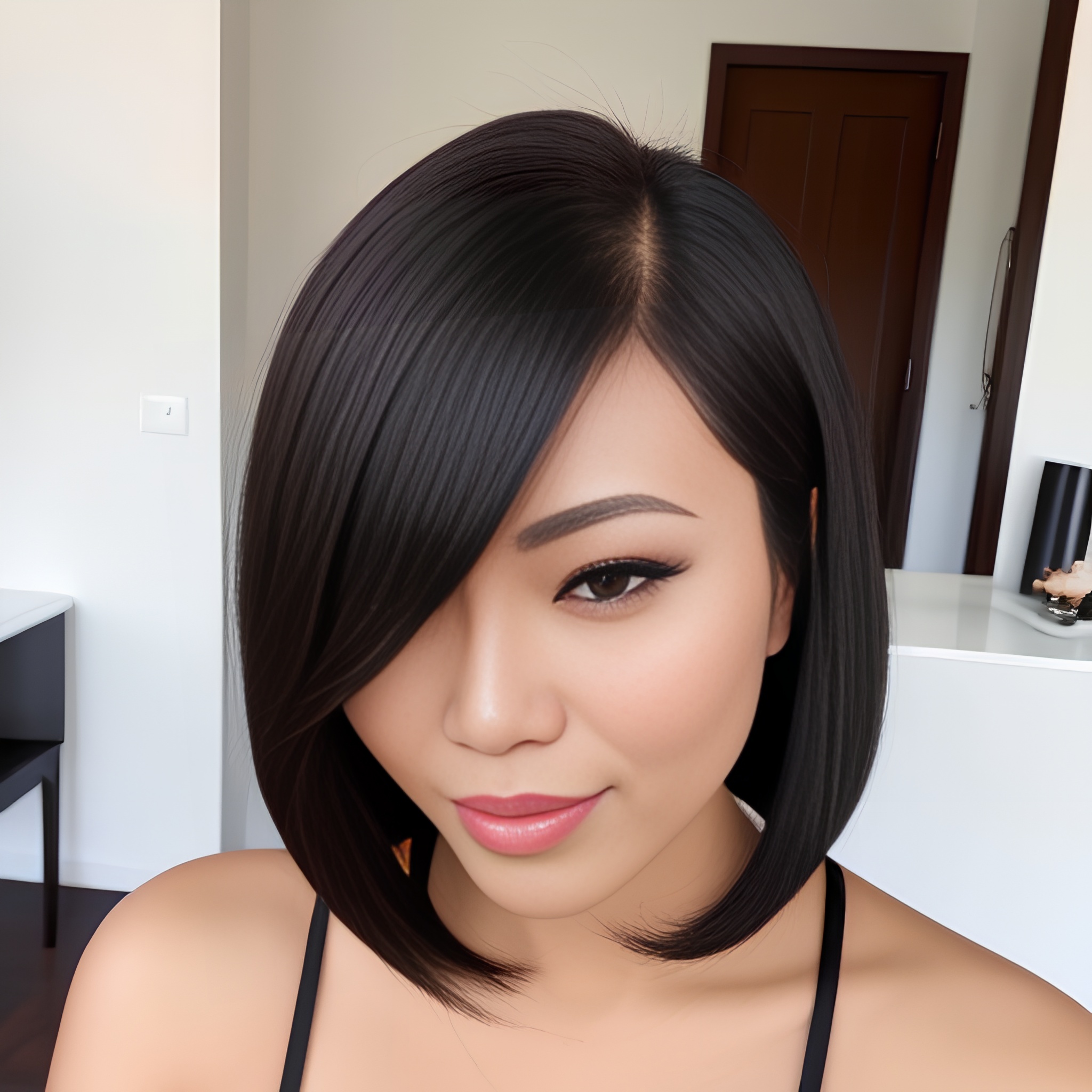 bobcut indonesian sexy woma