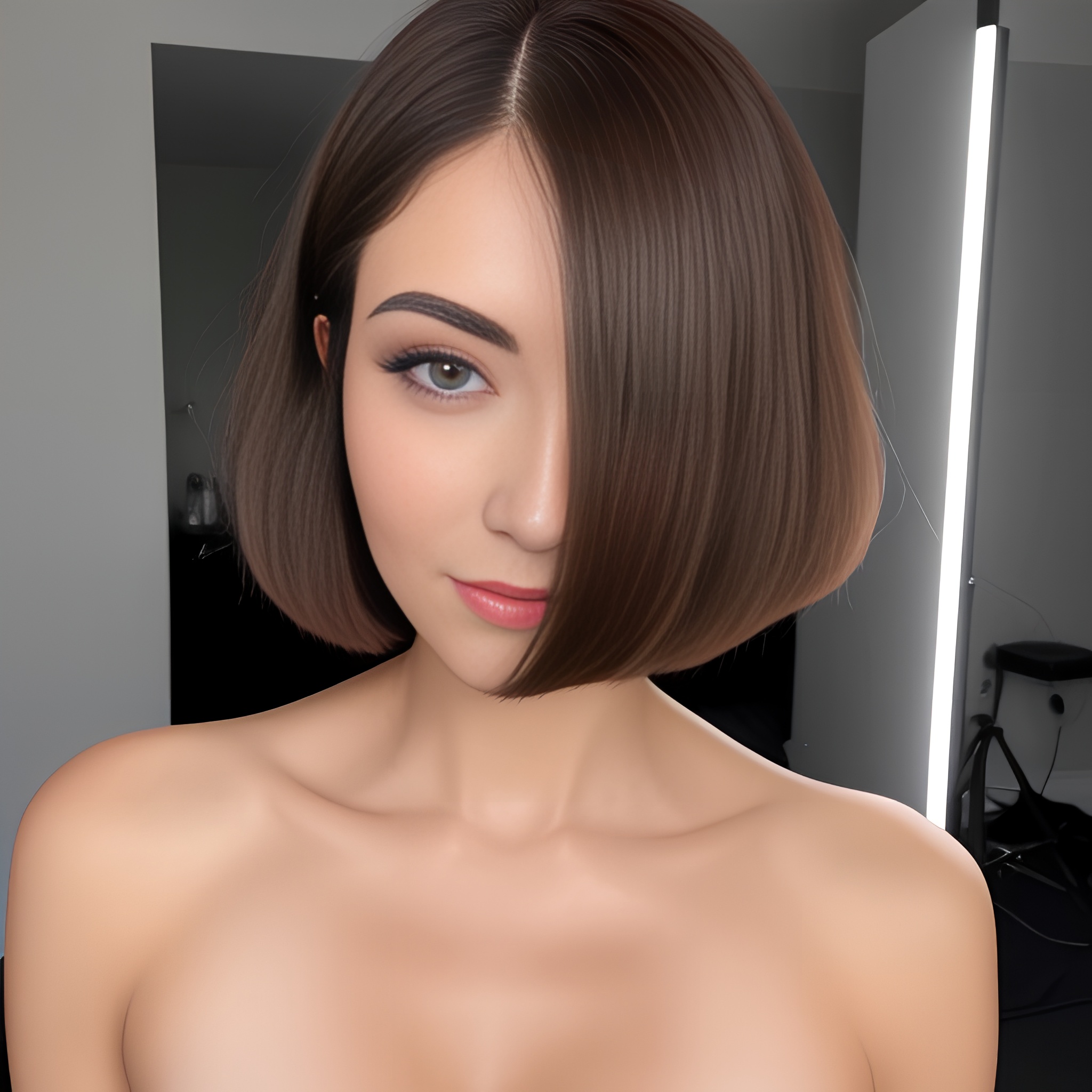 bobcut woman